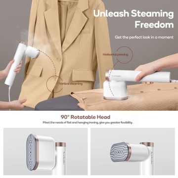 Newbealer 1200W Handheld Steamer Fast Heat Leak-Proof