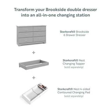 Storkcraft Brookside 6-Drawer Dresser - Stylish and Safe Storage