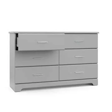 Storkcraft Brookside 6-Drawer Dresser - Stylish and Safe Storage
