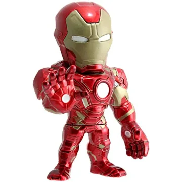 Jada Toys Marvel Avengers 4" Iron Man Die-cast Figure, Toys for Kids and Adults