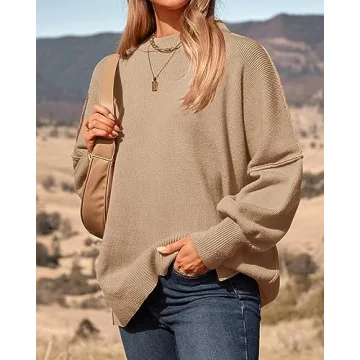 PRETTYGARDEN Cozy Mock Neck Pullover Sweater