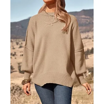 PRETTYGARDEN Cozy Mock Neck Pullover Sweater