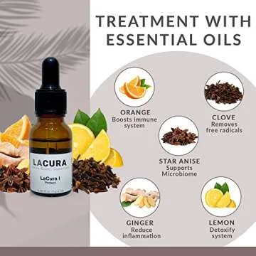 LaCura - Spike Protein Detox - Pine Needle Essential Oil - Immune Support & Detox Blend with Star An...