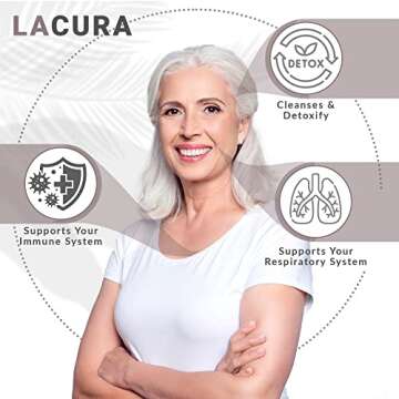 LaCura - Spike Protein Detox - Pine Needle Essential Oil - Immune Support & Detox Blend with Star Anise, Rosemary & Ginger - Pure Essential Oil Capsules - Vegan - 15ml