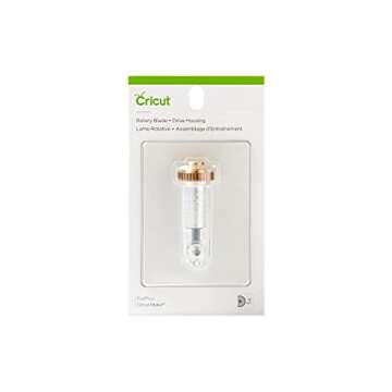 Cricut Rotary Blade + Drive Housing, Hard and Durable Cutting Blade with Drive Housing, Cuts Delicat...