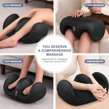 Oioll Foot Massager with Heat - Deep Tissue Relief for All