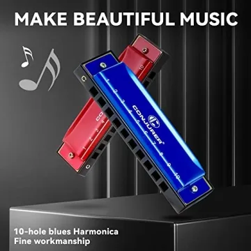 CONJURER Blues Harmonica Perfect for Kids and Beginners