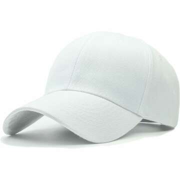 Adjustable Structured Baseball Cap for Outdoor Fun