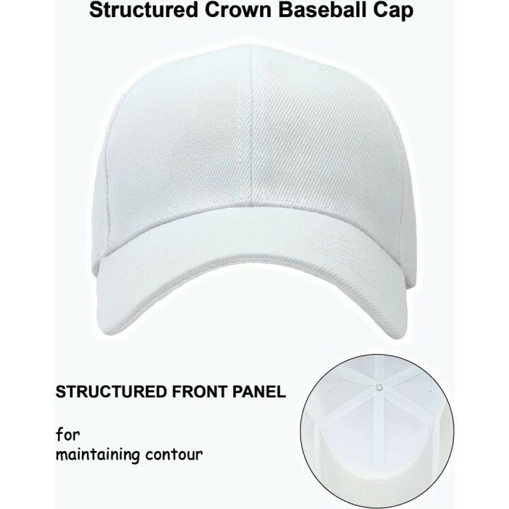 Adjustable Structured Baseball Cap for Outdoor Fun