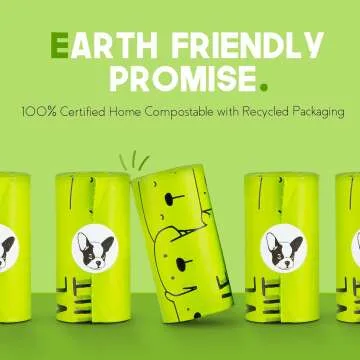 Home Compostable Dog Poop Bags - 240 Count