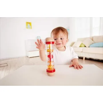 Hape Beaded Raindrop Rattle Musical Toy for Infants