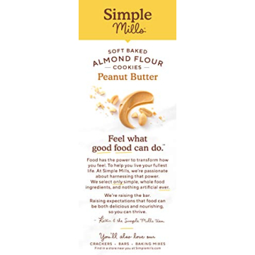 Simple Mills Gluten-Free Peanut Butter Cookies, 3-Pack