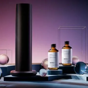 AromaTech Santal & The Hotel Set | Gift Set of Aroma Diffuser Essential Oils Blend of Santal Cardamom, Papyrus, Musk | The Hotel Peach, Red Rose, Pine - 120 Milliliter