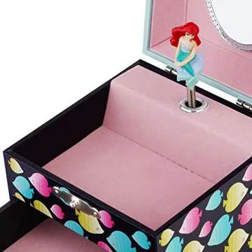 RR Kids Musical Jewelry Box with Mermaid Theme for Girls