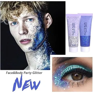 DAGEDA Body Glitter Gel - Holographic Shimmer for All Occasions
