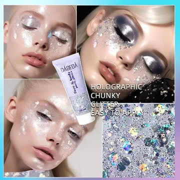 DAGEDA Body Glitter Gel - Holographic Shimmer for All Occasions