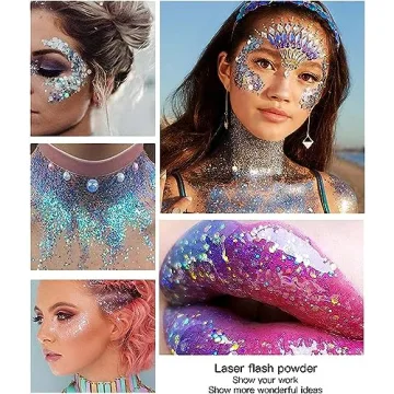 DAGEDA Body Glitter Gel - Holographic Shimmer for All Occasions