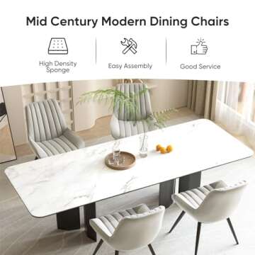 Stylish Nalupatio Dining Chairs Set for Modern Spaces