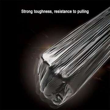 Small Trash Bags, Strong Black Garbage Bags, Unscented Thicken Bin Liner Suitable for Bedroom Home Kitchen 6 Gallon 120 Count