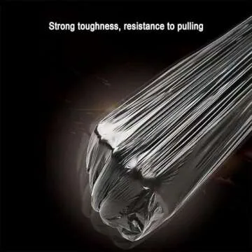 KRIZJUES Small Black Trash Bags for Home and Outdoor Use