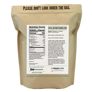 Anthony's Premium Cheddar Cheese Powder 1 lb Gluten Free