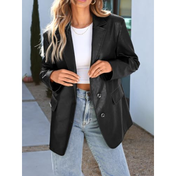 Stylish AUTOMET Womens Faux Leather Jacket for Every Occasion
