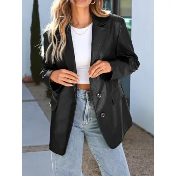 Stylish AUTOMET Womens Faux Leather Jacket for Every Occasion