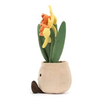 Jellycat Amuseables Daffodil Pot Plush Toy for Gifting