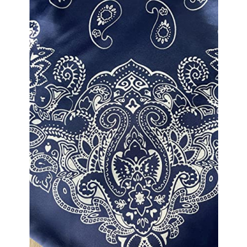 Women's Paisley Print Tie Back Crop Top for Summer Fun