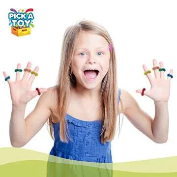 Pick A Toy Stress Relief Fidget Sensory Toy Set – 10 Small Quiet Metal Acupressure Rings for Adults, Teens & Kids 5+. Stimming Toys for Focus and Relaxation. Spike Fidgets for School & Office