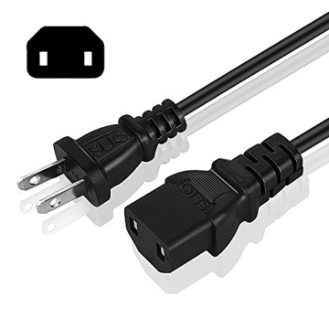Sliq Gaming 2 Prong AC Power Cable for Xbox and PS4