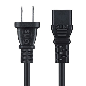 Sliq Gaming 2 Prong AC Power Cable for Xbox and PS4