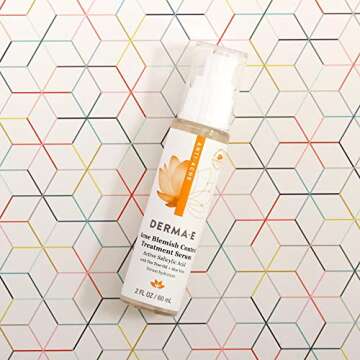 DERMA E Acne Blemish Control Treatment Serum – Active Salicylic Acid Serum for Face – Pore-Cleaning Anti-Blemish and Blackhead Treatment for Blemish-Prone Skin, 2 fl oz