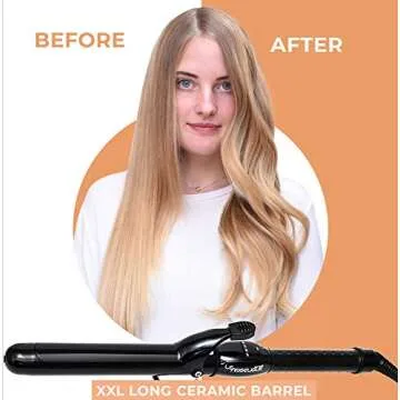 Le Angelique 1.25 Inch Curling Iron for Long Hair