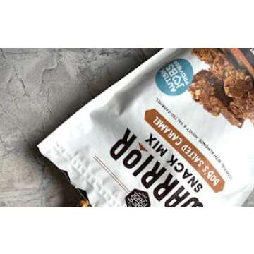 BeeFree Warrior Mix Gluten Free Granola - Chunky Granola Bites | Paleo Granola, Low Carb, Grain Free, Preservative Free, Oat Free | Granola for Yogurt, Low Calorie Snacks | Bob's Salted Caramel, 20 Ounce Bag