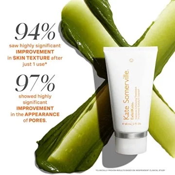 Kate Somerville ExfoliKate Intensive Exfoliating Treatment – Salicylic Acid and Lactic Acid Super Facial Scrub Improves Texture and Pores, 0.5 Fl Oz