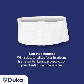 Disposable Stretchable Headband with Closure, 48 Ct.
