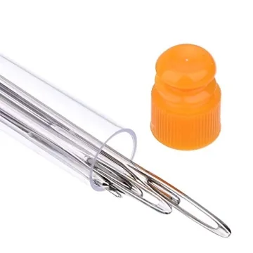 Large-Eye Blunt Needles for Easy Yarn Sewing & Crafting