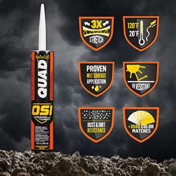 OSI Quad Sealant Red 223 - Superior All-Season Performance