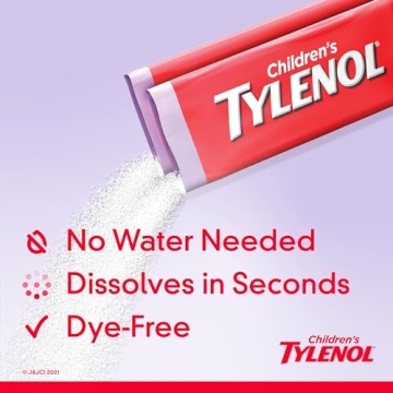 Tylenol Children's Dissolve Powder Packets, 30 Count Wild Berry