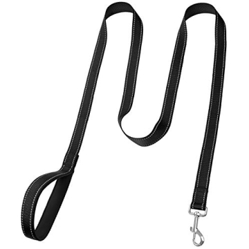 FunTags 6FT Reflective Dog Leash Soft Padded Handle Safety