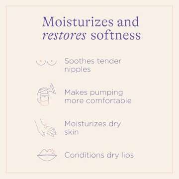 Lansinoh Organic Nipple Butter, Nipple Cream Safe for Breastfeeding Baby, Postpartum Essentials for Mom, 2 Pack, 4 Ounces Total