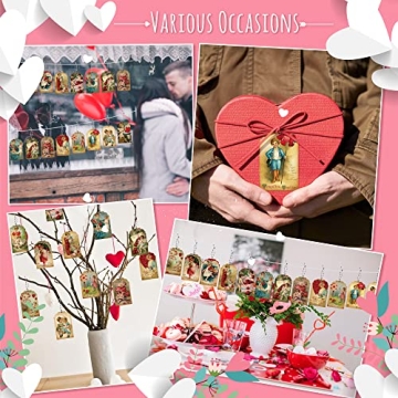 L1rabe Vintage Valentine's Day Gift Tags Set of 61