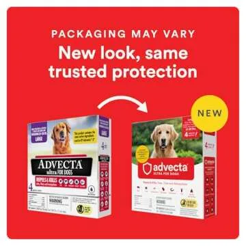 Advecta Ultra Flea And Tick Prevention For Dogs - Dog and Puppy Treatment and Control - Mosquito Rep...