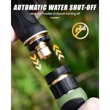 RAINPOINT Heavy Duty Garden Hose Nozzle with 9 Patterns