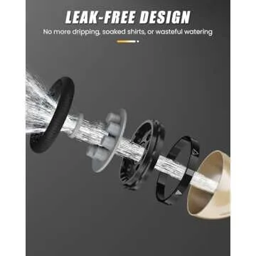 RAINPOINT Heavy Duty Garden Hose Nozzle with 9 Patterns