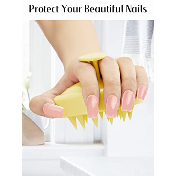 HEETA Scalp Massager with Silicone Bristles for Healthy Hair