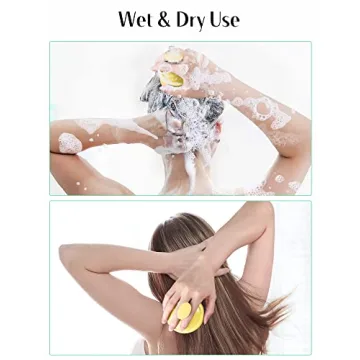 HEETA Scalp Massager with Silicone Bristles for Healthy Hair