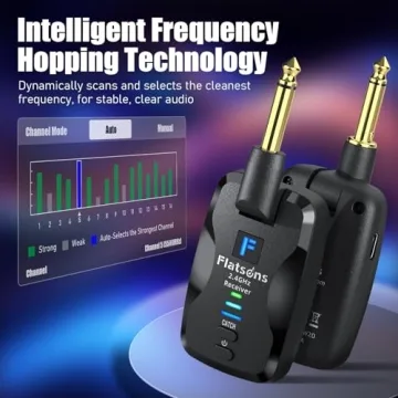 FW2D Wireless Guitar System - 2.4 GHz, Rechargeable