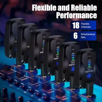 FW2D Wireless Guitar System - 2.4 GHz, Rechargeable